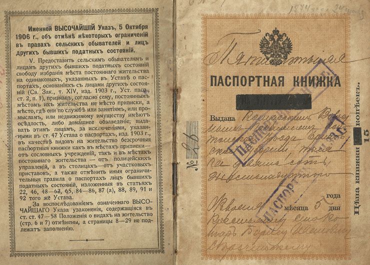 Эволюция российского паспорта от петровской эпохи и до наших дней