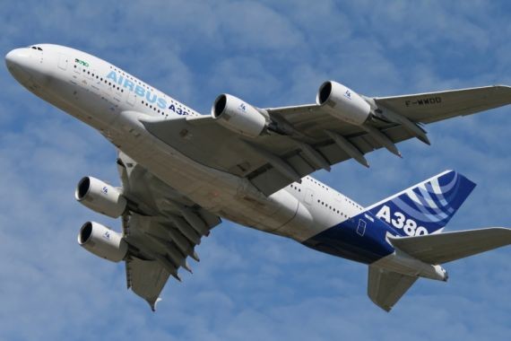 Airbus предложил пускать пассажирские самолеты клином
