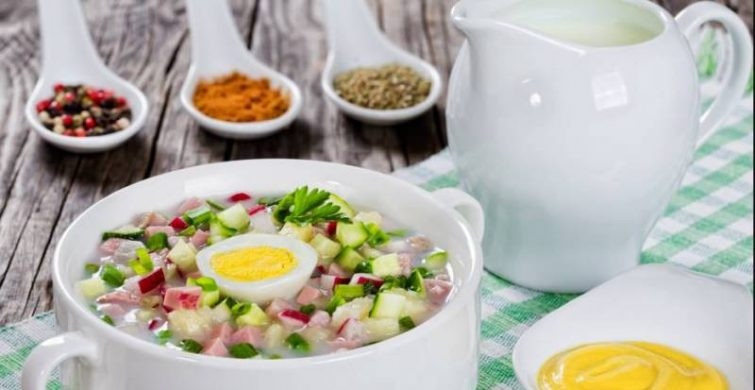 Окрошка, рецепт, классическая, с колбасой, на квасе: из чего, как приготовить, рецепт с фото, какая заправка лучше?