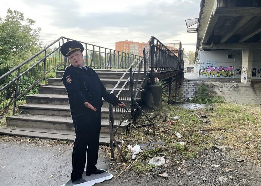 «Плоский полицейский» наводит порядок в Пензе