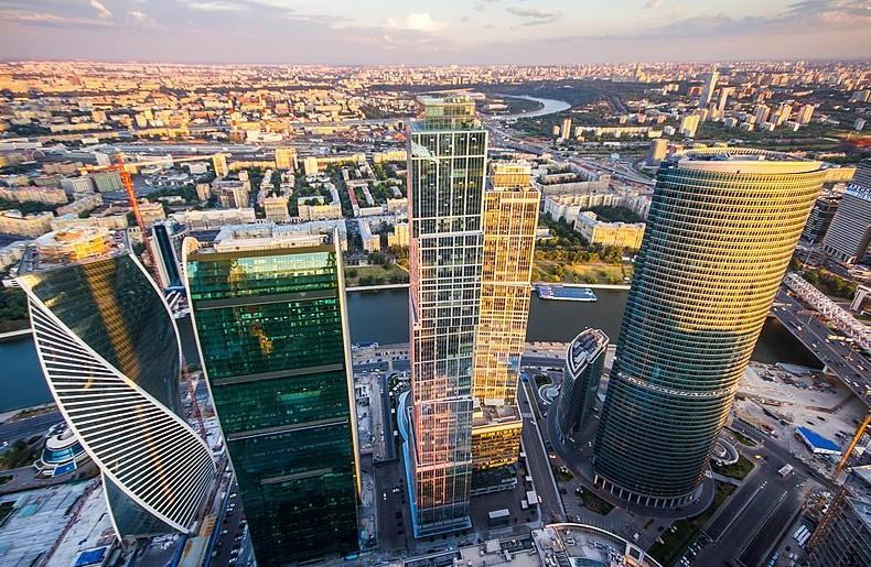 В Москве загорелся деловой центр «Москва-Сити»
