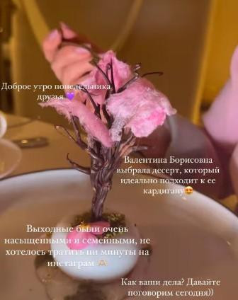 Анна Заворотнюк провела вечер в компании бабушки