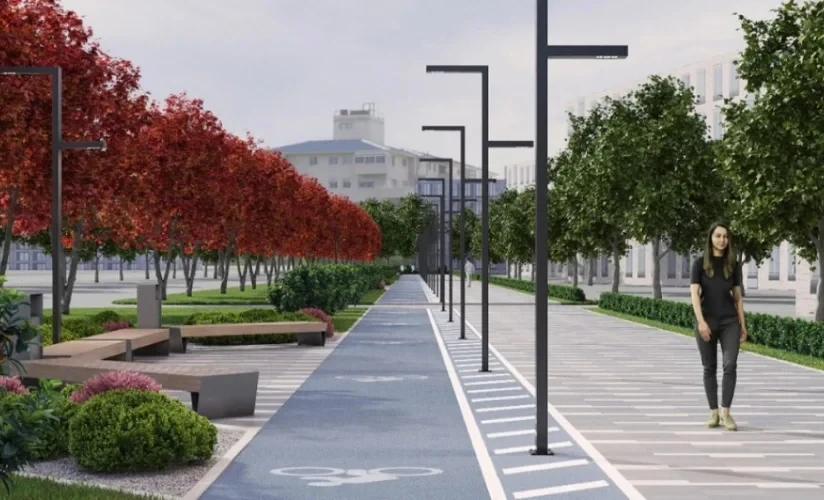 В центре Бишкека создадут пешеходную улицу