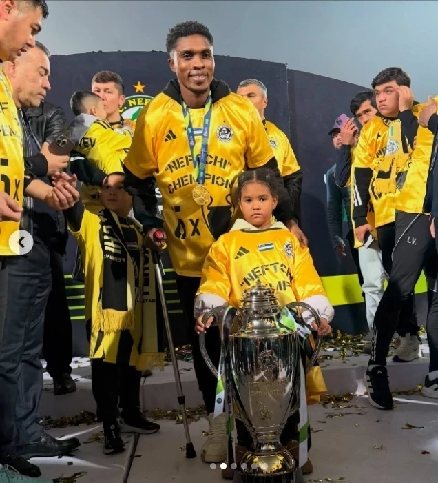 Жоэл Кожо стал чемпионом Суперлиги Узбекистана-2025 с "Нефтчи"