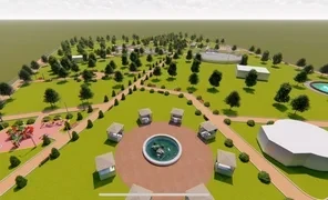 Каким будет центральный парк в Майлуу-Суу (эскизы)