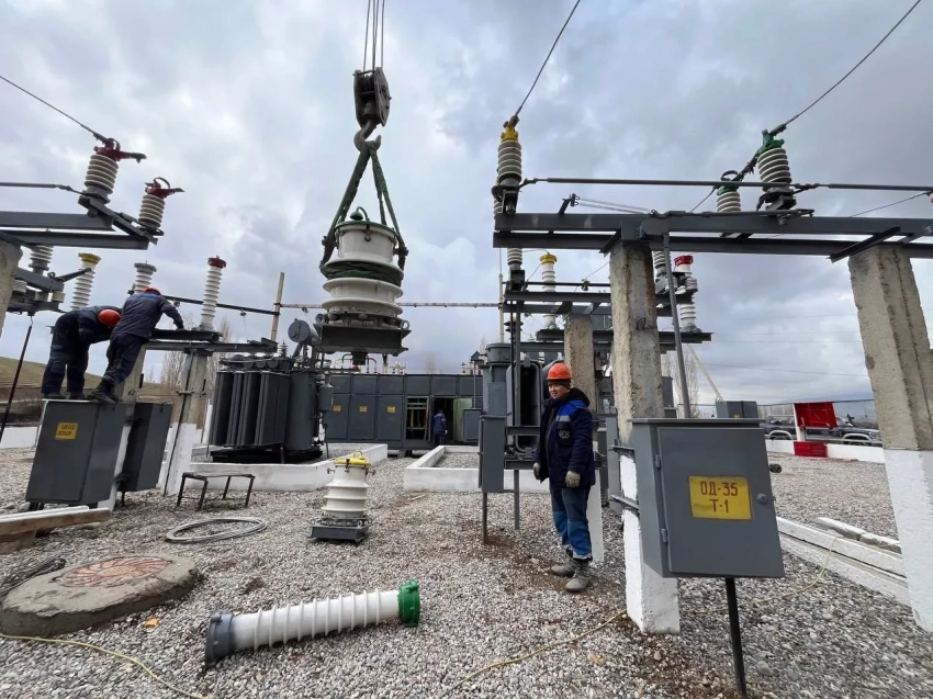 В Таласе на подстанциях ремонтные работы завершены на 100%