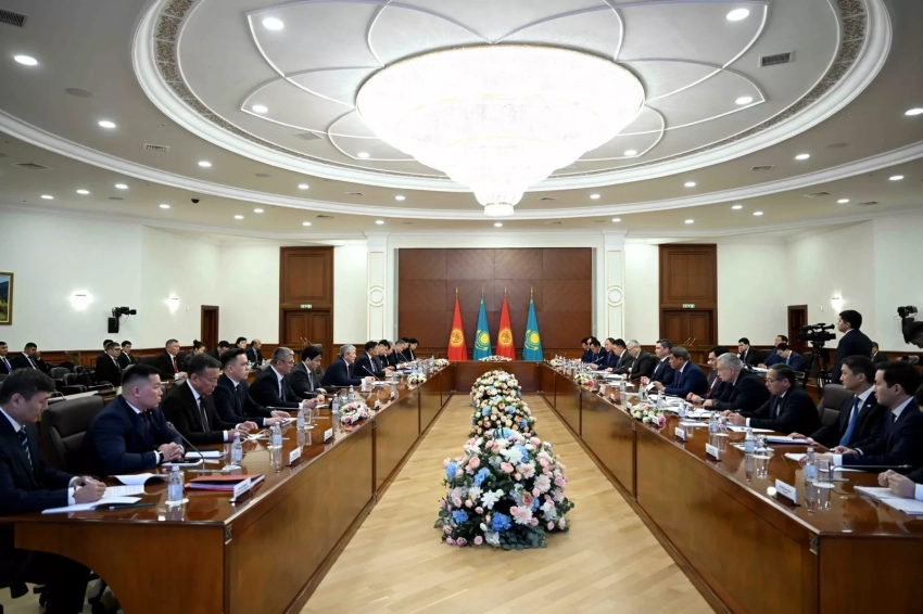 В Астане состоялось 13-е заседание Межправительственного совета между Кыргызстаном и Казахстаном