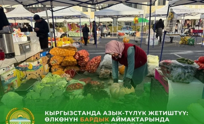 В Кыргызстане отсутствует дефицит основных продуктов питания – Минсельхоз