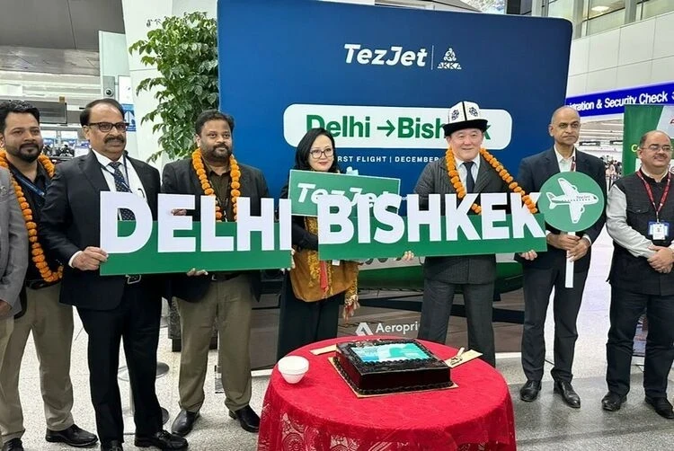Бишкек и Дели связал прямой авиарейс