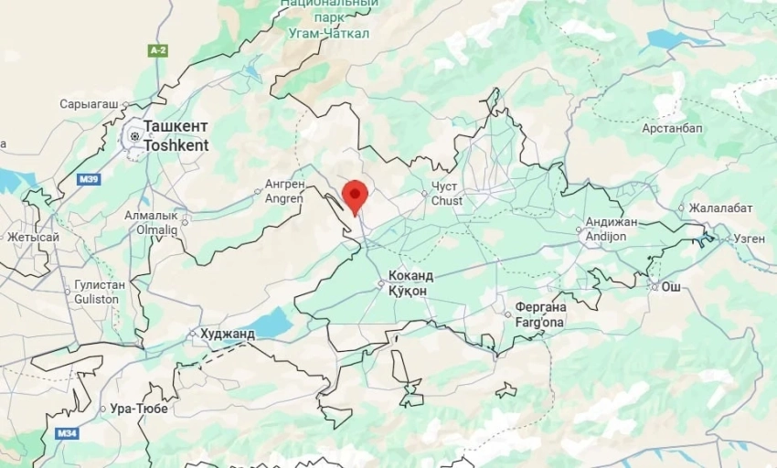 В Узбекистане ночью произошло землетрясение магнитудой 4,7. Толчки ощущались на юге Казахстана