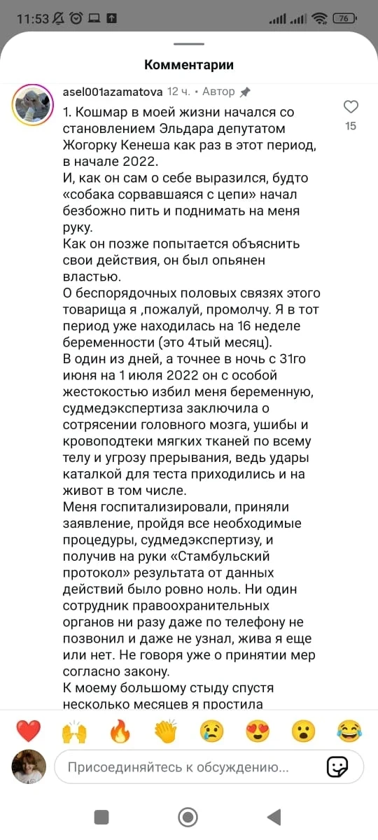 Депутата Жогорку Кенеша Эльдара Сулайманова обвинили в насилии в семье