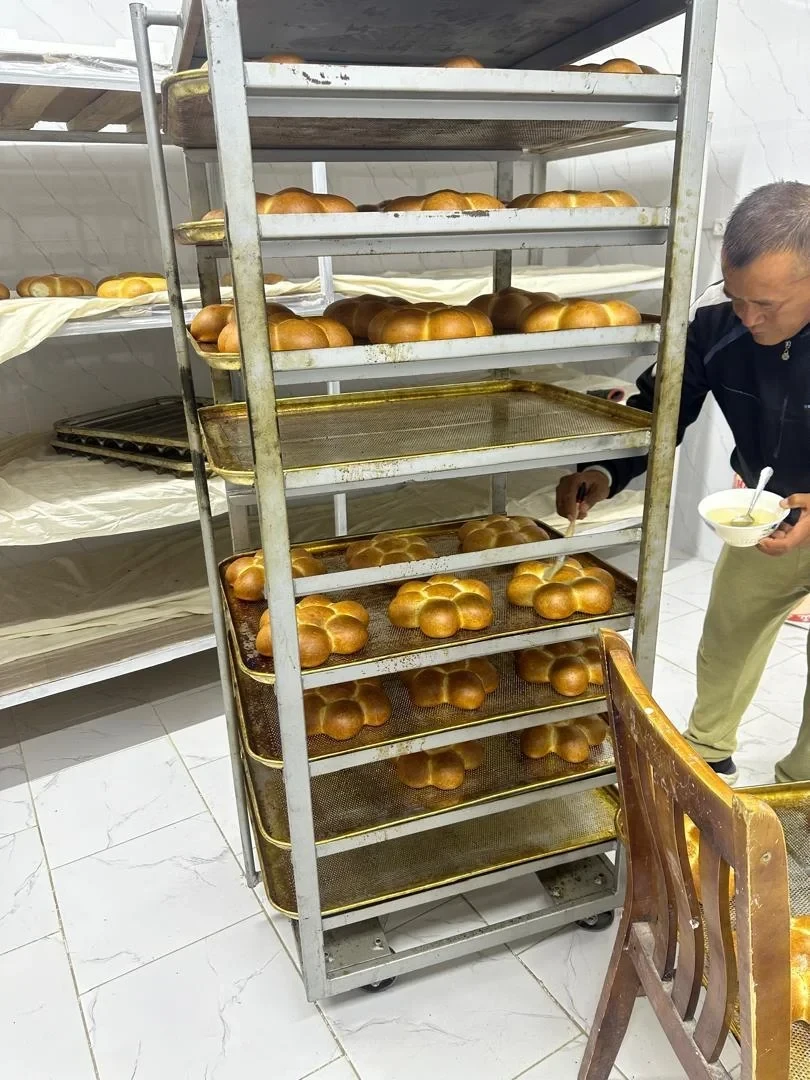 В Манасском районе строится новый производственный цех предприятия «Адис нан»