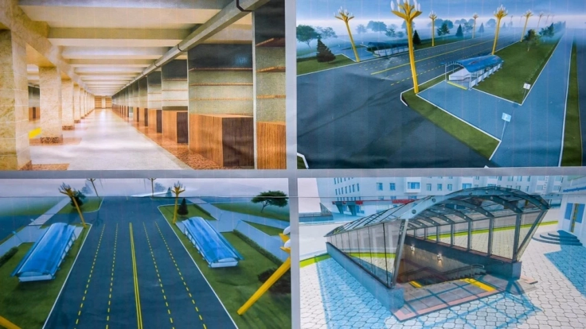 В Бишкеке приступили к строительству современных остановок и переходов