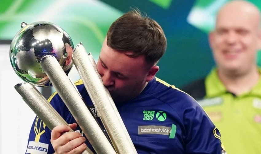 Люк Литтлер стал двукратным чемпионом мира по дартсу