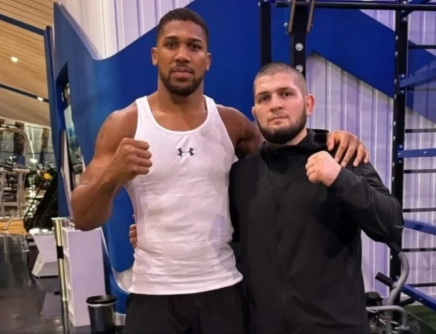 Джошуа оказался в центре обсуждений после встречи с бойцами ММА в Дубае