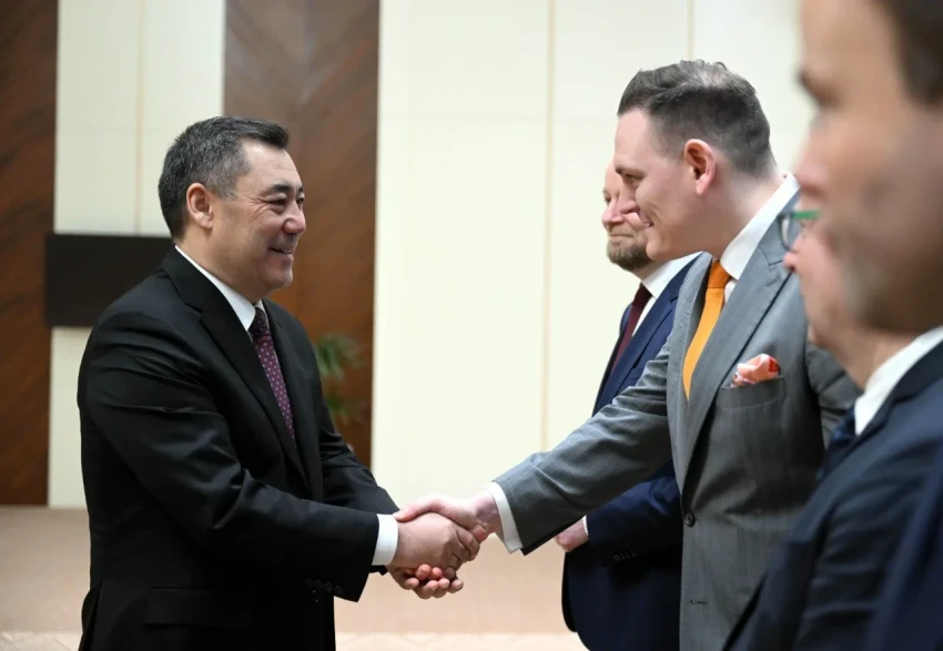 Садыр Жапаров принял депутатов Европейского парламента