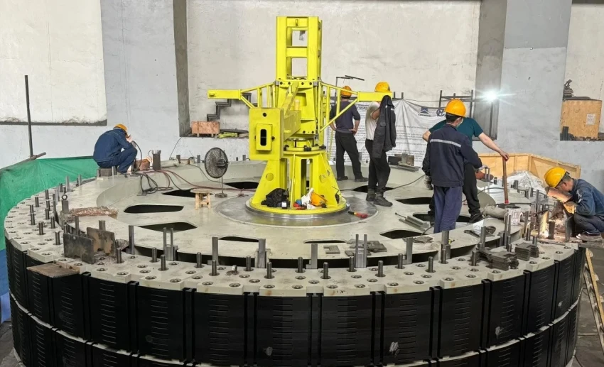 На Уч-Курганской ГЭС полностью завершен демонтаж двух агрегатов