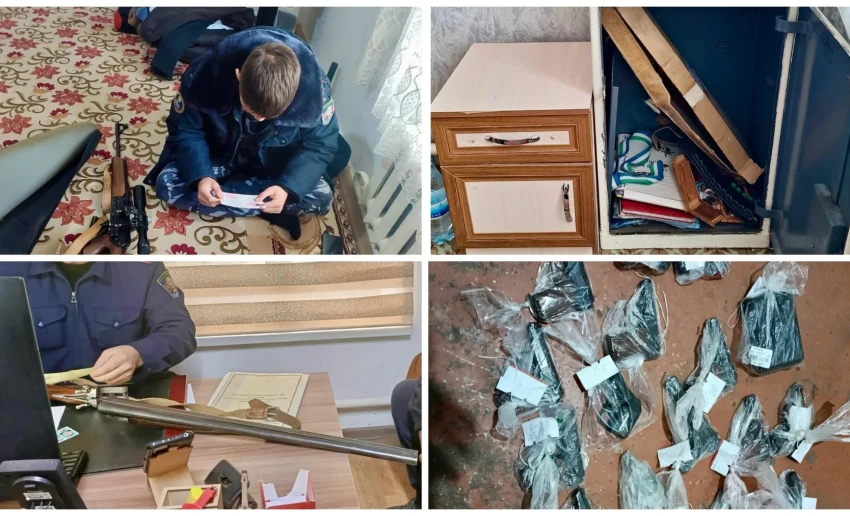 На Иссык-Куле за три месяца изъяли 106 единиц незаконного оружия