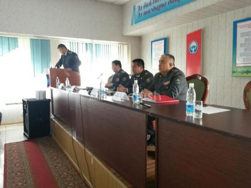 На коллегии ГУ МВД по городу Ош и Ошской области предложили снять с должности главу областного ДПС