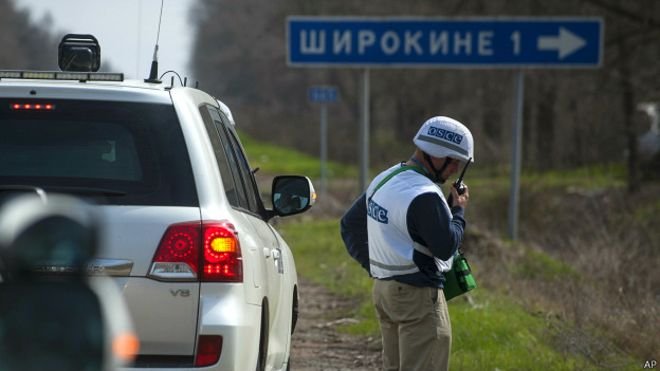 ОБСЕ отмечает усиление боев под Мариуполем