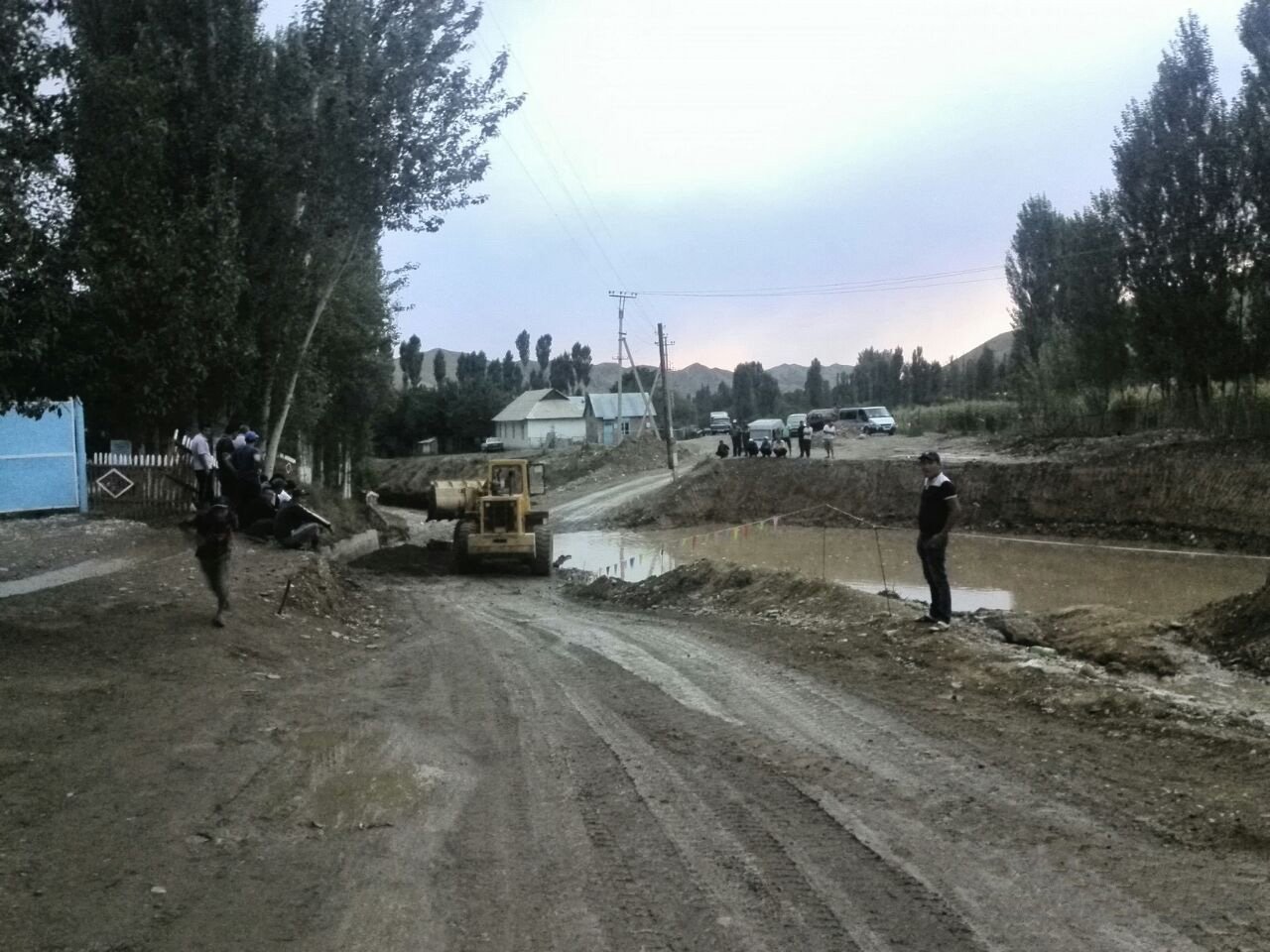В селе Рават Баткенского района прошли сели и град, какого не было последние 50 лет