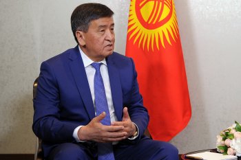 Накануне визита в Россию президент Сооронбай Жээнбеков дал интервью телеканалу «Россия 24»