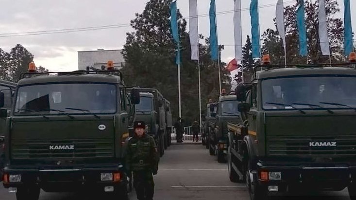Сегодня состоится церемония передачи военной техники, предоставленной Российской Федерацией Кыргызстану